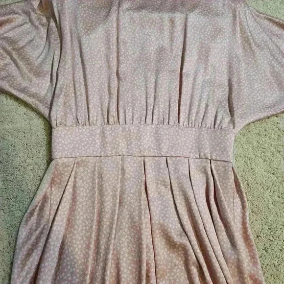 Vintage Datiani Dress 100% Rayon Pink Size 10 - Picture 6 of 9